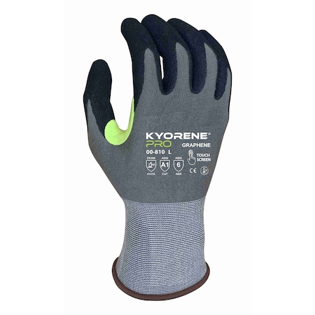 Armor Guys Coated Gloves, Kyorene Pro; Lite Nitrile, Gray, XL 12 PK 00-810-XL